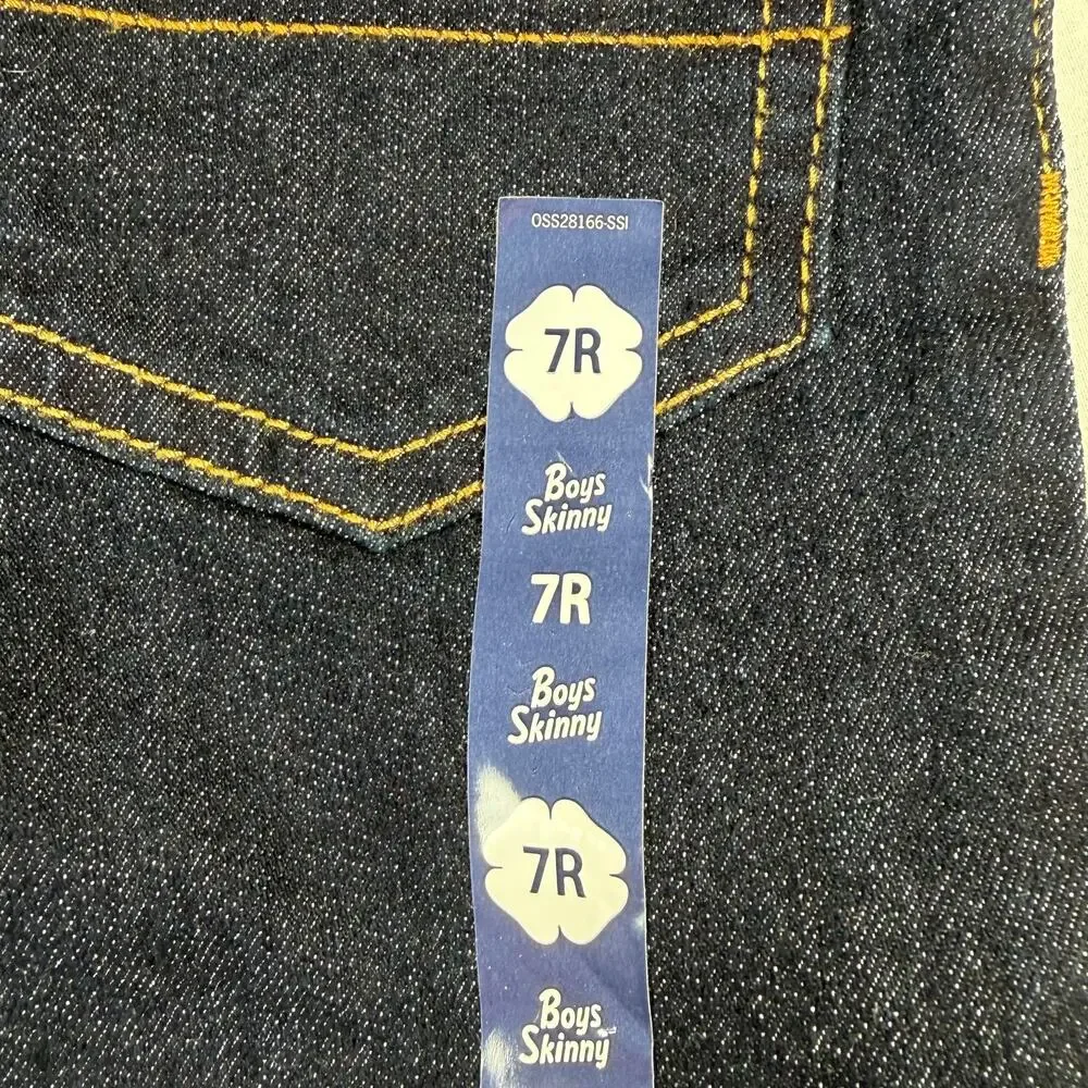 OshKosh B'Gosh Jeans Boys 7R Dark Wash Blue Skinny NWT